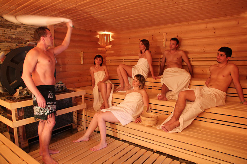 wellness spa sauna